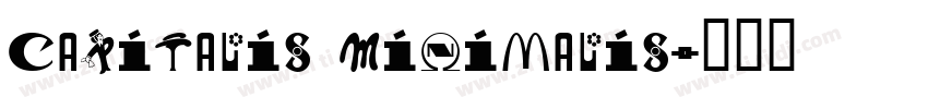 Capitalis Minimalis字体转换